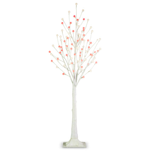 Raz Imports Lights 2023 White Glittered Lighted Tree