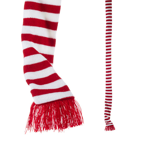 Raz Imports Dashing Through The Snow 6' Striped Knit Scarf Garland