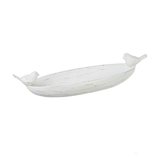 Raz Imports Boxwood 19.25" Bird Finial Dough Bowl