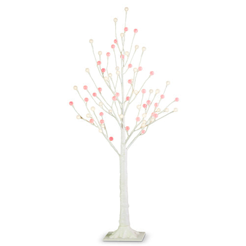 Raz Imports Lights 2023 White Glittered Lighted Tree