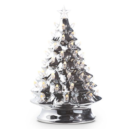 Raz Imports 2023 Holiday Cheers 13" w/ Timer Vintage Lighted Tree