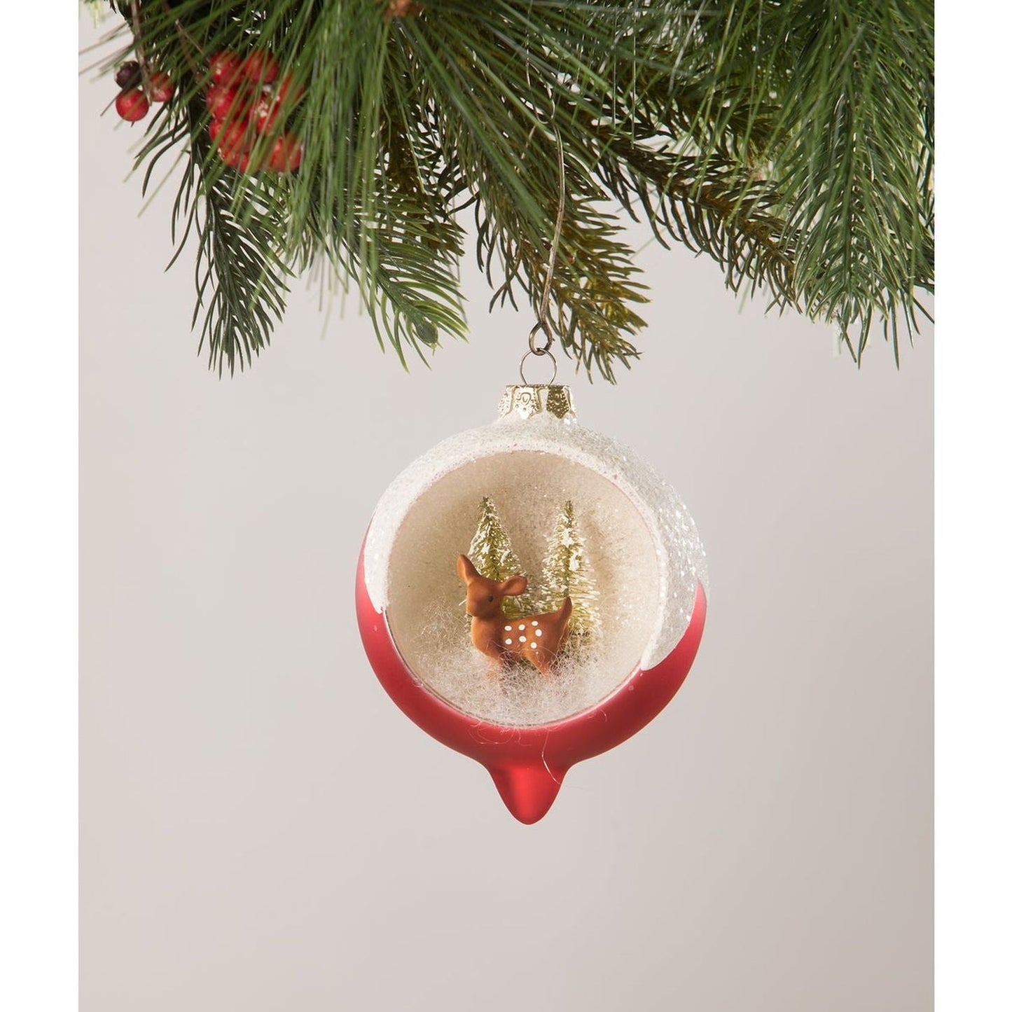 Bethany Lowe Retro Deer Indent Ornament