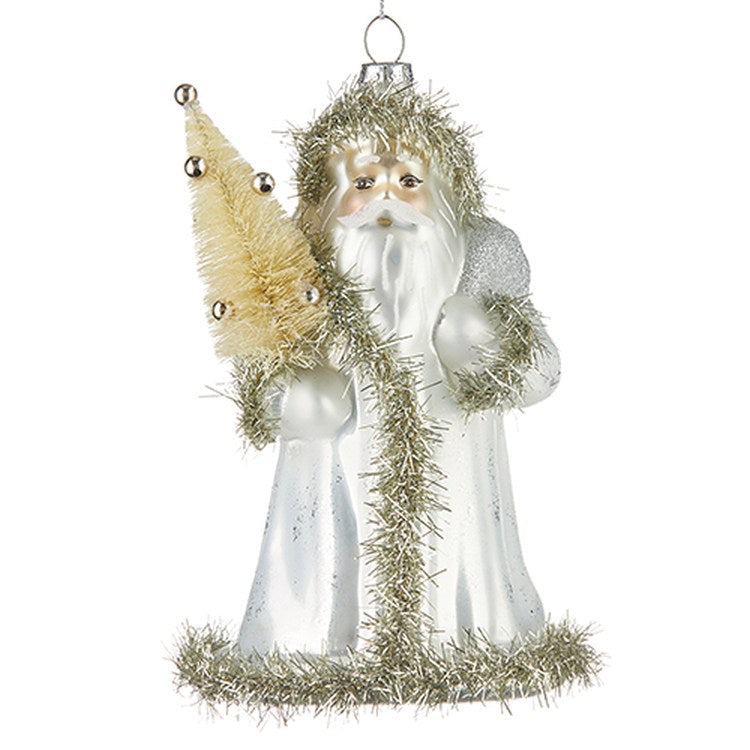 Raz Imports 2022 Cozy Christmas 6.5" Santa Ornament