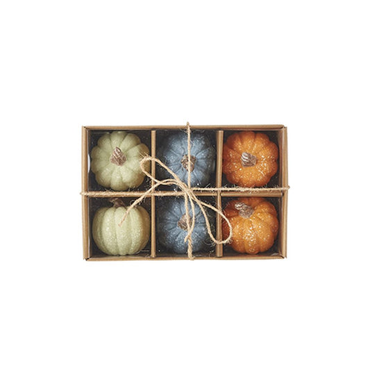 Raz Imports 2.5" Box of 6 Multicolor Pumpkins