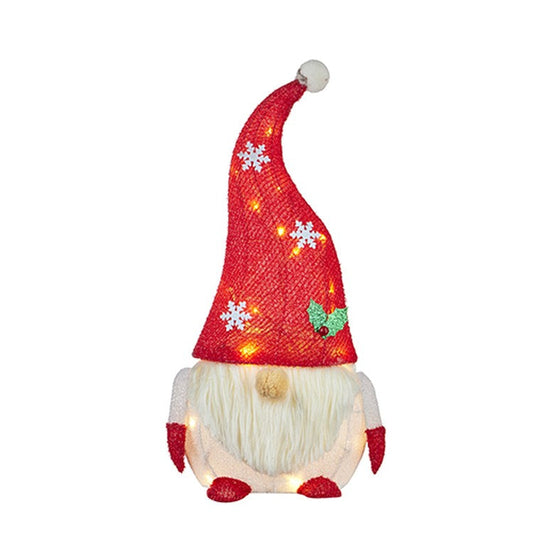 Raz Imports 2022 Countryside Christmas 20.75" Lighted Gnome