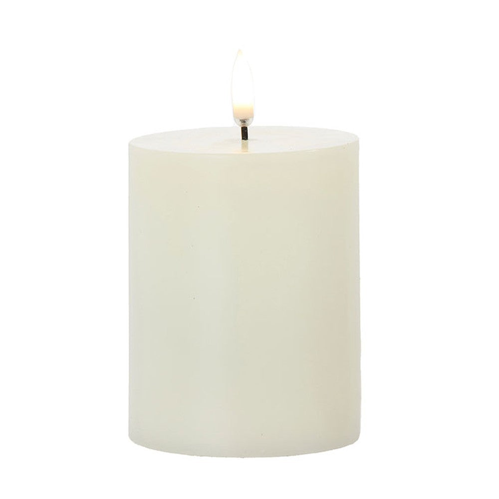 Raz Imports Ivory Pillar Candle