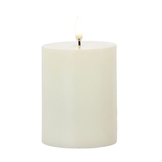 Raz Imports Ivory Pillar Candle