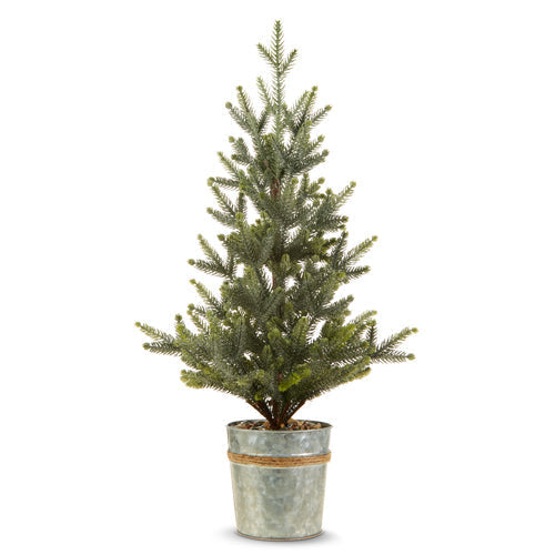 Raz Imports 2023 Natural Noel 26" Potted Pine Tree