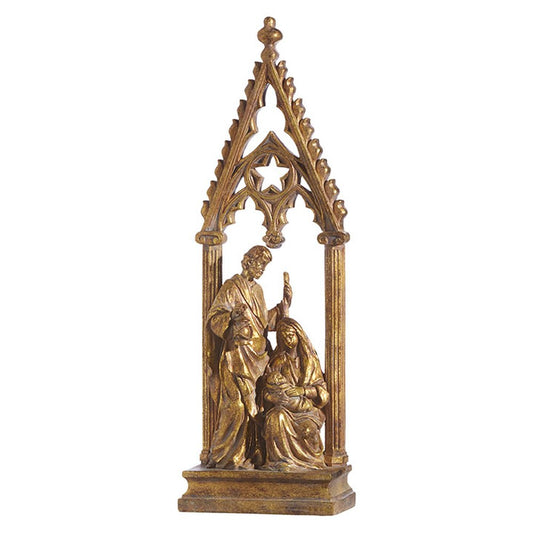 Raz Imports Star Of Wonder 23.25" Gilded Holy Family