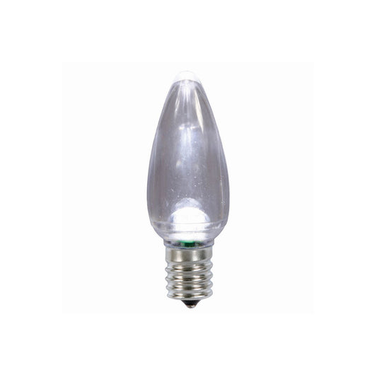 Vickerman C9 Pure Wht Transparent Led Bulb 25 Per Bagox