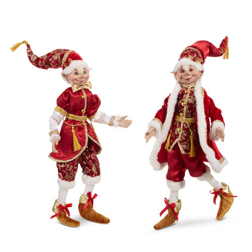 Raz Imports 2023 O Tannenbaum 16" Posable Elf, Asst of 2