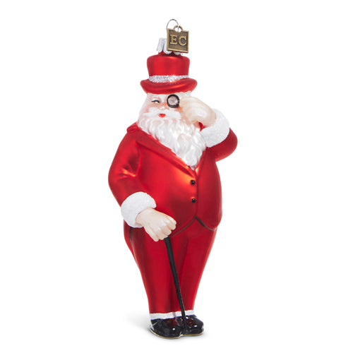 Raz Imports Eric Cortina 2023 5.5" Tuxedo Santa Ornament