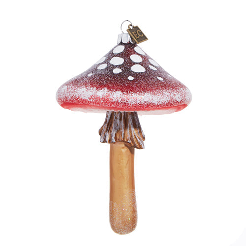 Raz Imports Eric Cortina 2023 5" Red Mushroom Ornament