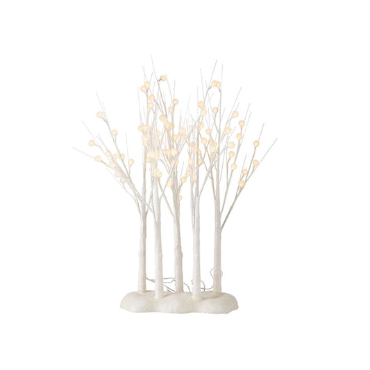 Raz Imports 2021 Lights 33-inch Glittered White Lighted Grove