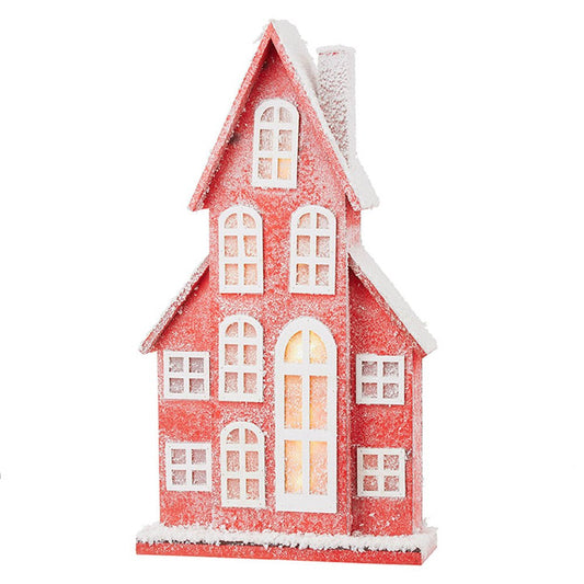 Raz Imports Mister Snowman 30.5" Lighted House