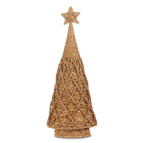 Raz Imports 2023 Holiday House 21" Diamond Patterned Woven Tree