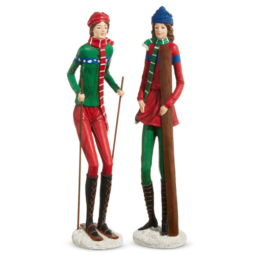 Raz Imports 2023 Dashing Through The Snow 17.75" Winter Sportsperson, Asst of 2