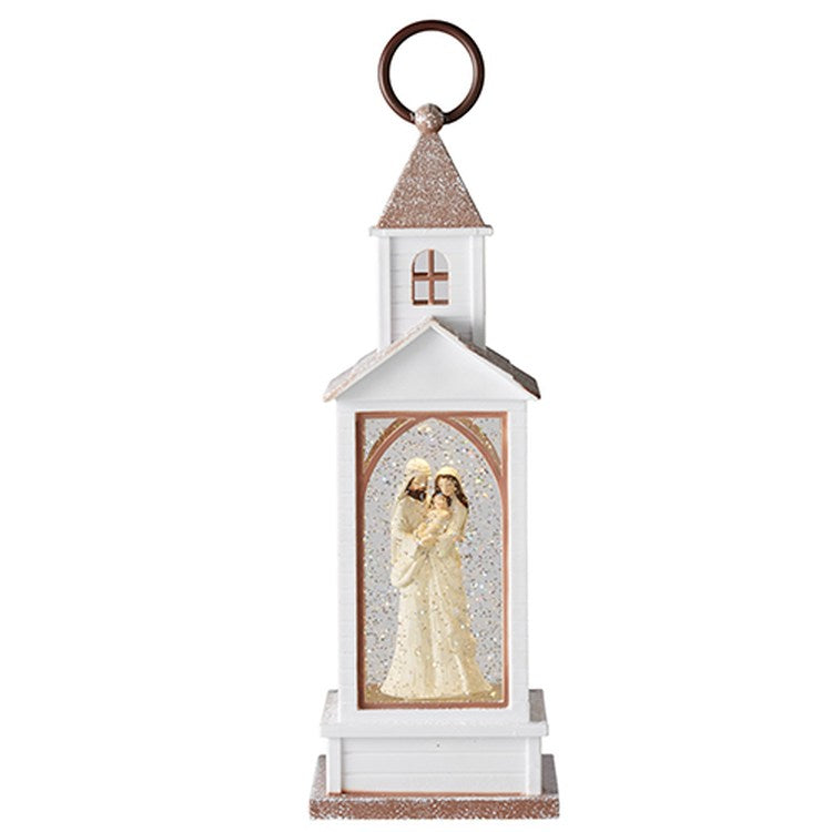 Raz Imports 2022 11.75" Holy Family Musical Lighted Water Chapel