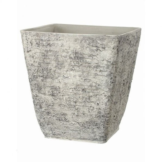 Regency International Fiber Resin Aged Square Planter 16"D X 16.5"H