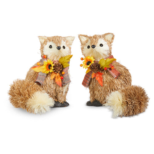 Raz Imports 2023 Holiday House 8" Autumn Fox, Asst of 2