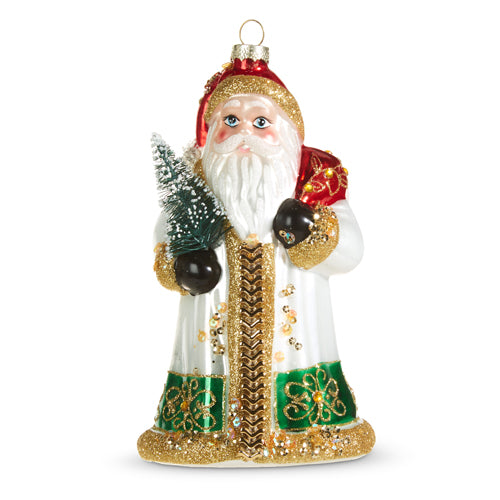 Raz Imports 2023 Classic Carols 6.5" Santa Ornament