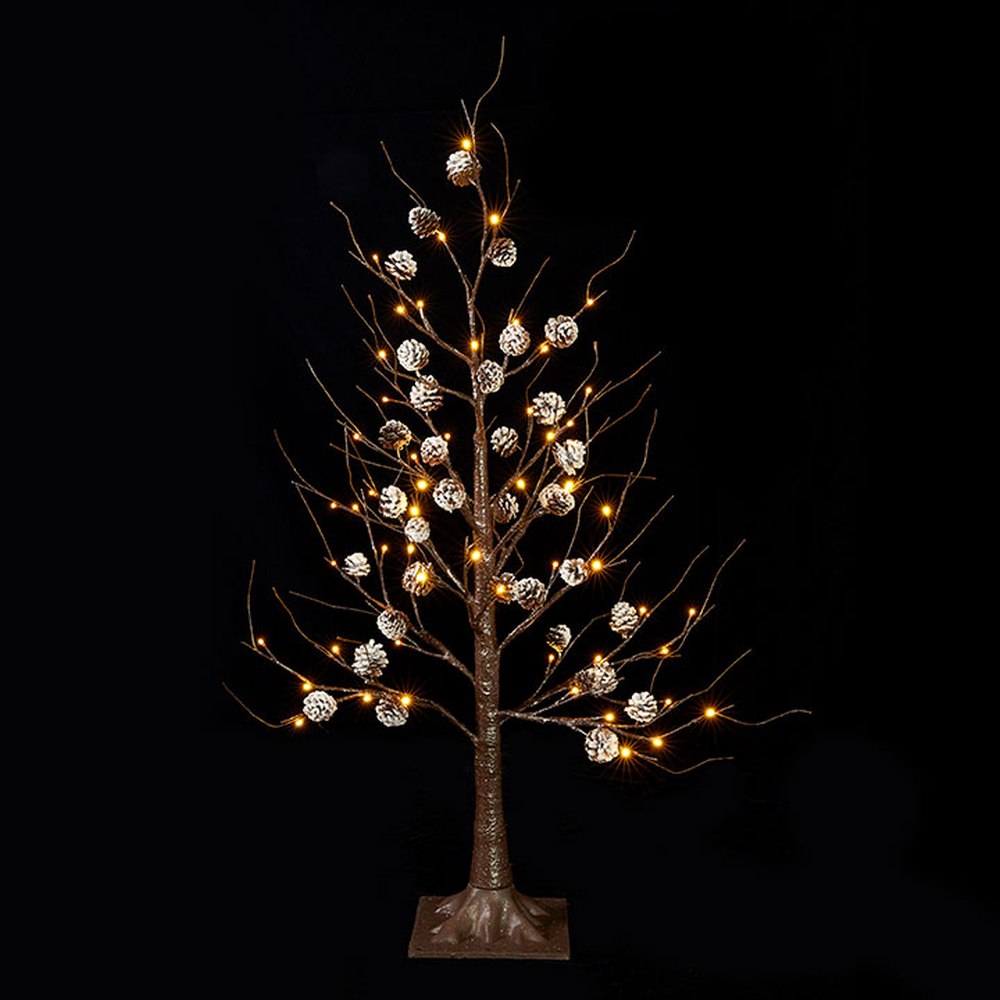 Raz Imports Pinecone Lodge 36" Pinecone Lighted Tree