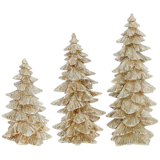 Raz Imports Home for The Holidays 9.5" Tree, Set of 3