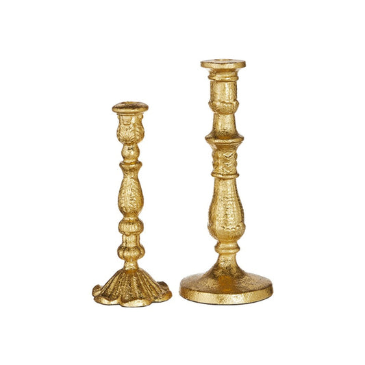 Raz Imports 2021 Christmas Eve 10.75-inch Candle Stick Holder, Set of 2