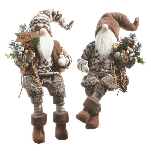 Raz Imports 2023 Natural Noel 16" Santa, Asst of 2