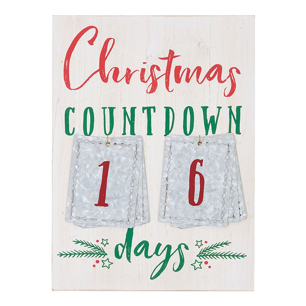 Raz Imports Christmas Countdown Advent Calendar 15.75" Figurine