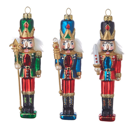 Raz Imports 2020 6.5-Inch Nutcracker Ornament, Assortment of 3