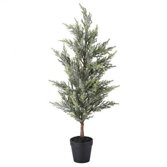 Regency International Plastic Japanese Cedar Tree In Black Pot