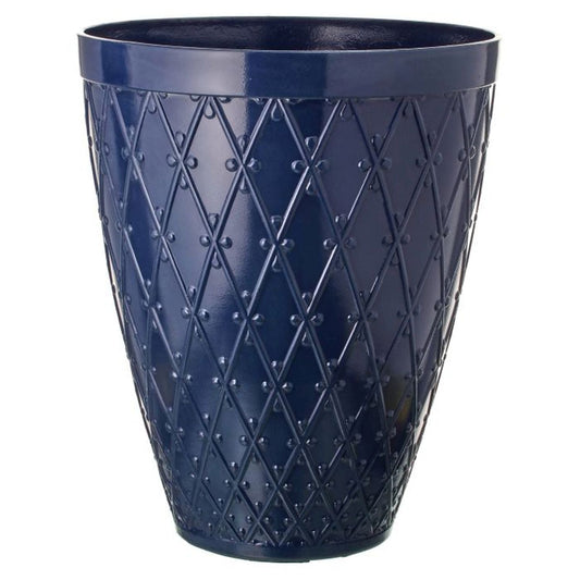 Regency International Resin 'Ceramic' Diamond Planter 21"Tx17"D