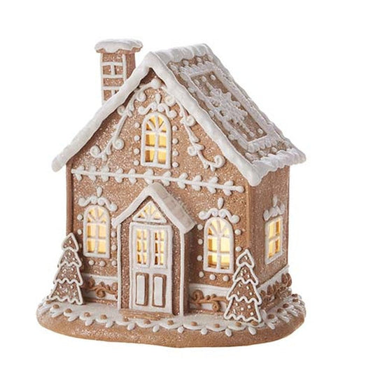 Raz Imports 2022 Holiday In Provence Lighted Gingerbread House