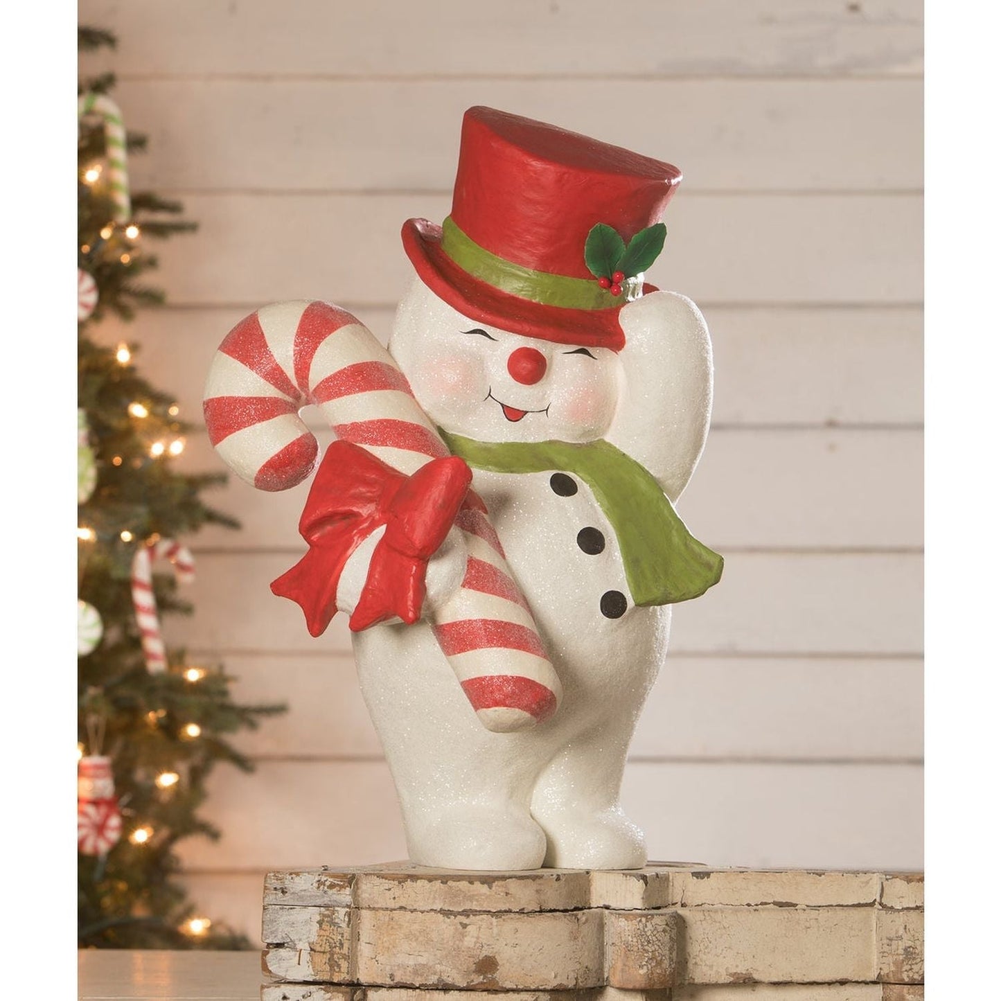 Bethany Lowe Sammy Jolly Snowman Figurine