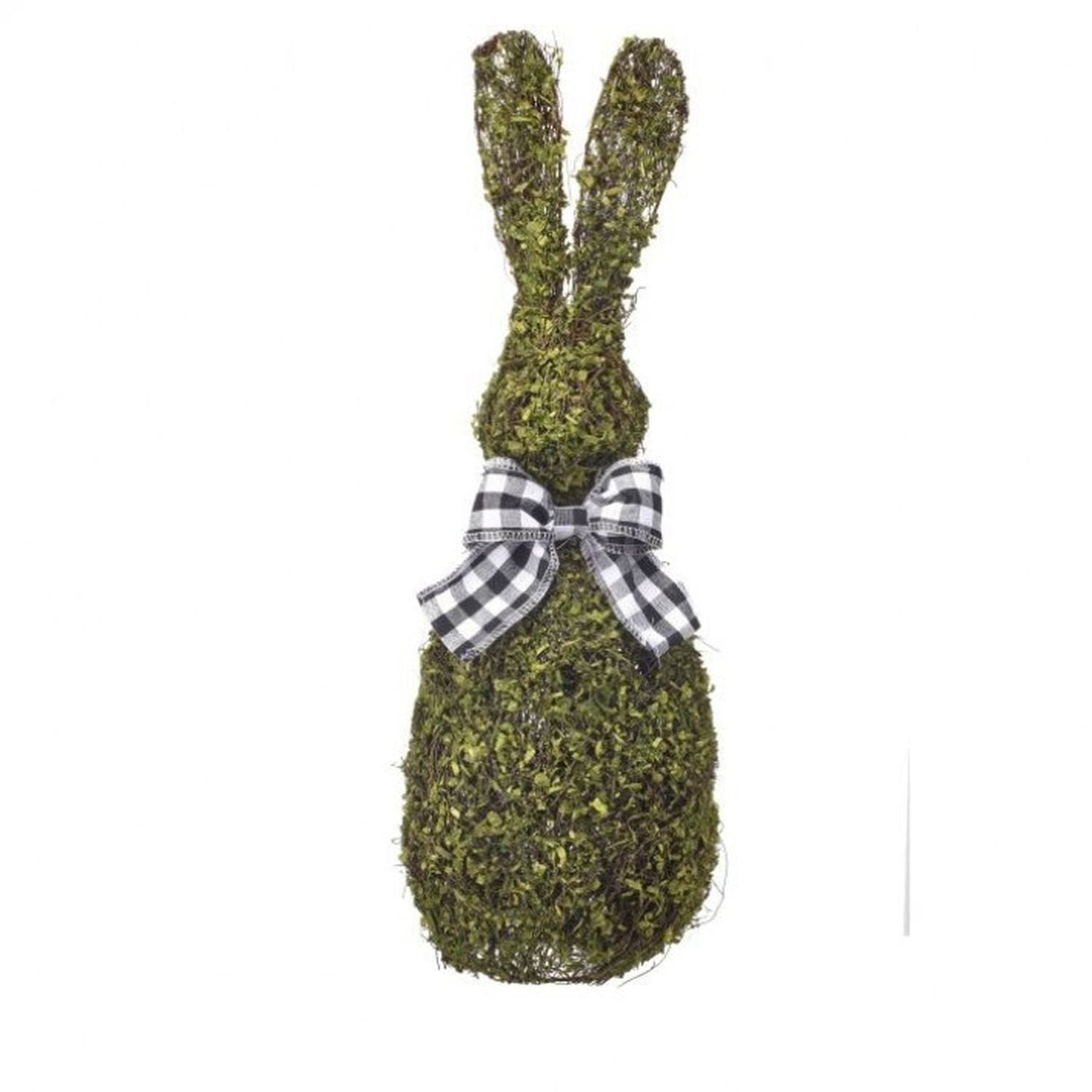 Regency International Mossed Twig Bunny With Ribbon