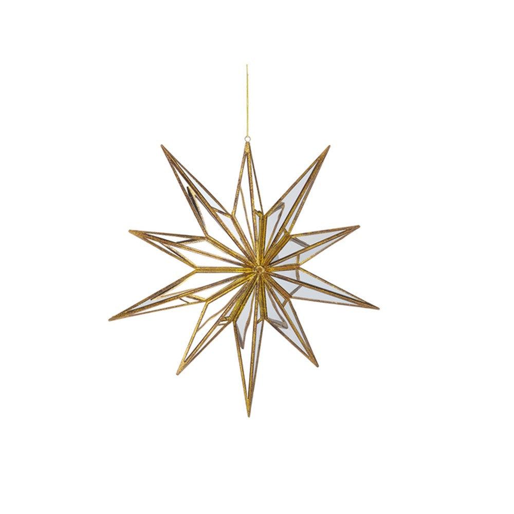 Raz Imports 2021 We Three Kings Mirrored Star Ornament