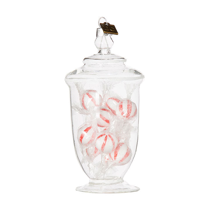 Raz Imports Eric Cortina 2023 5" Peppermint Candy Jar Ornament