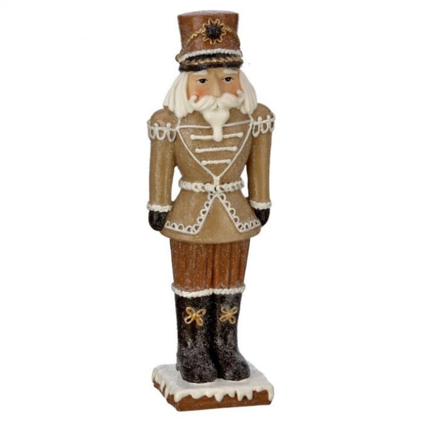 Regency International 10"Resin Frosted Gingerbread Nutcracker