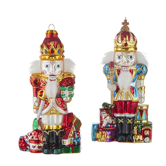 Raz Imports 2022 Tartan Tidings 8.75" Nutcracker Ornament, Asst Of 2