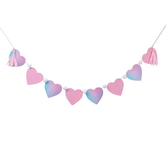 OMBRE PINK HEART GARLAND