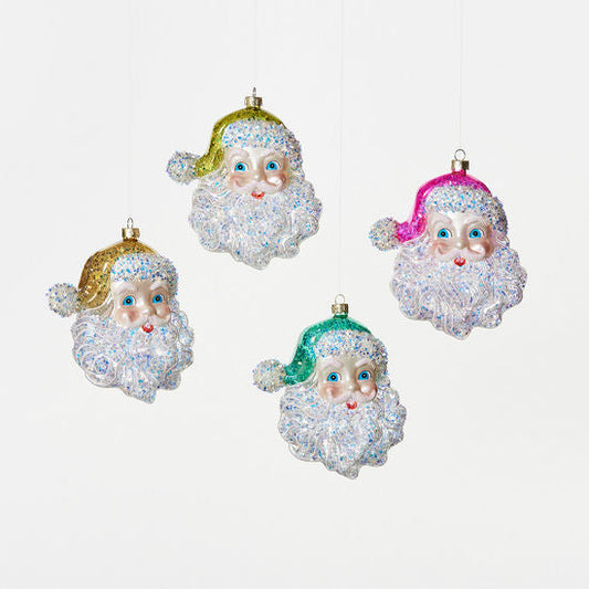 PREORDER: Cheerful Santa Ornament 5.5"