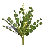 16" Paper Eucalyptus Berry Spray