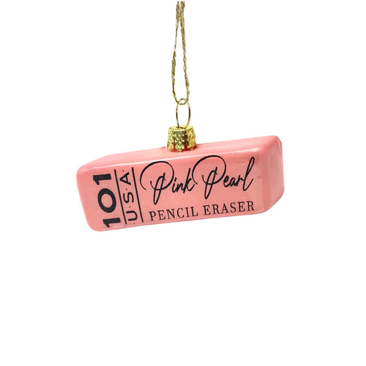 Pink Eraser Ornament 2.75"