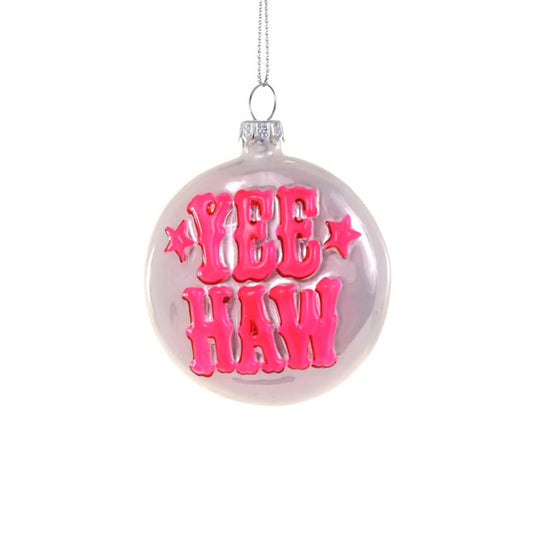 Yee Haw Ornament 3.25"