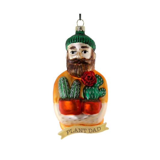 Plant Dad Ornament 4.5"