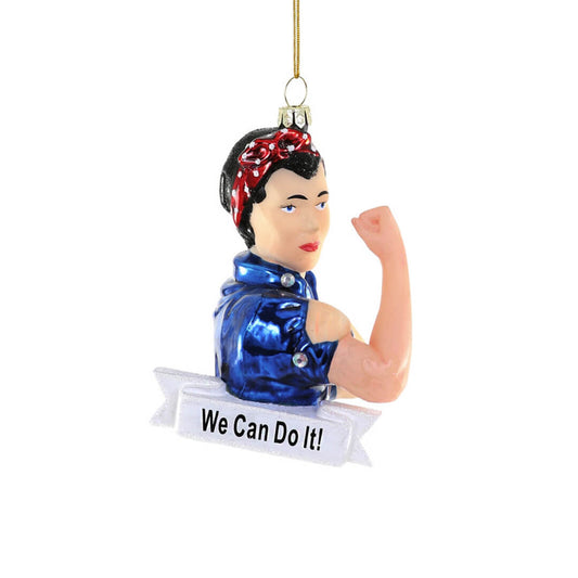 PRESALE: Rosie the Riveter Ornament 5"