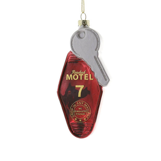 Schitt's Creek Rosebud Motel Key Ornament 5.5"