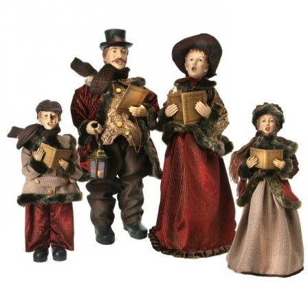 ROYAL COURT 26-35" FABRIC CAROLER FAMILY SET OF 4