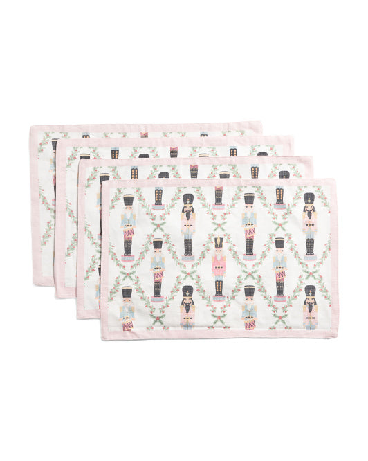 Needlepoint Nutcracker Placemat - SET OF 4